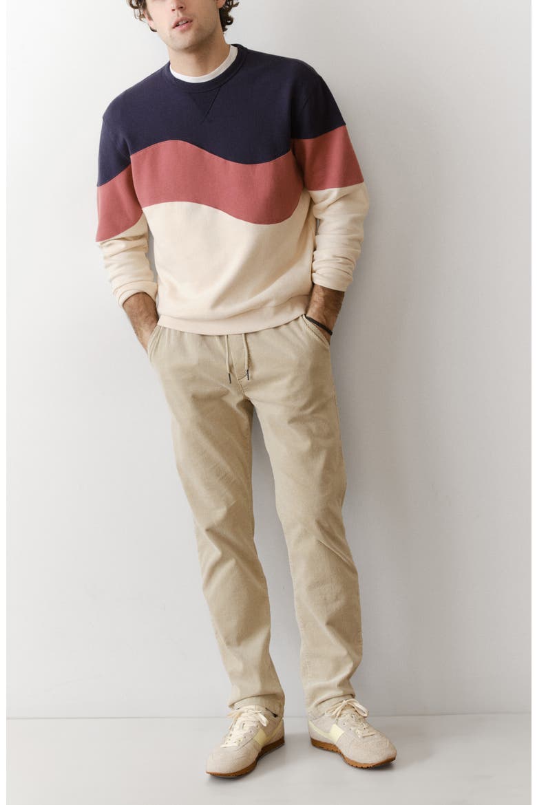 Cloud 9 Fleece Sweatshirt, Alternate, color, WITHERED ROSE COLORBLOCK