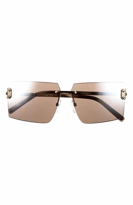 62mm Rectangular Sunglasses
