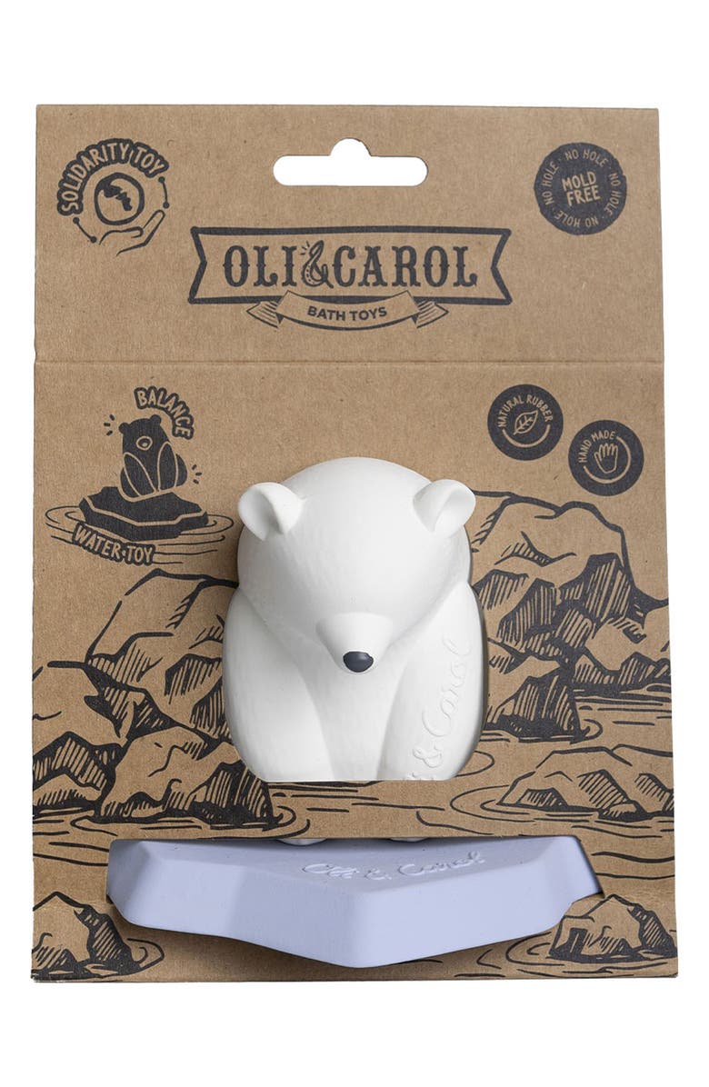 Oli&Carol Ice Protectors Polar Bear Bath Toy, Alternate, color,