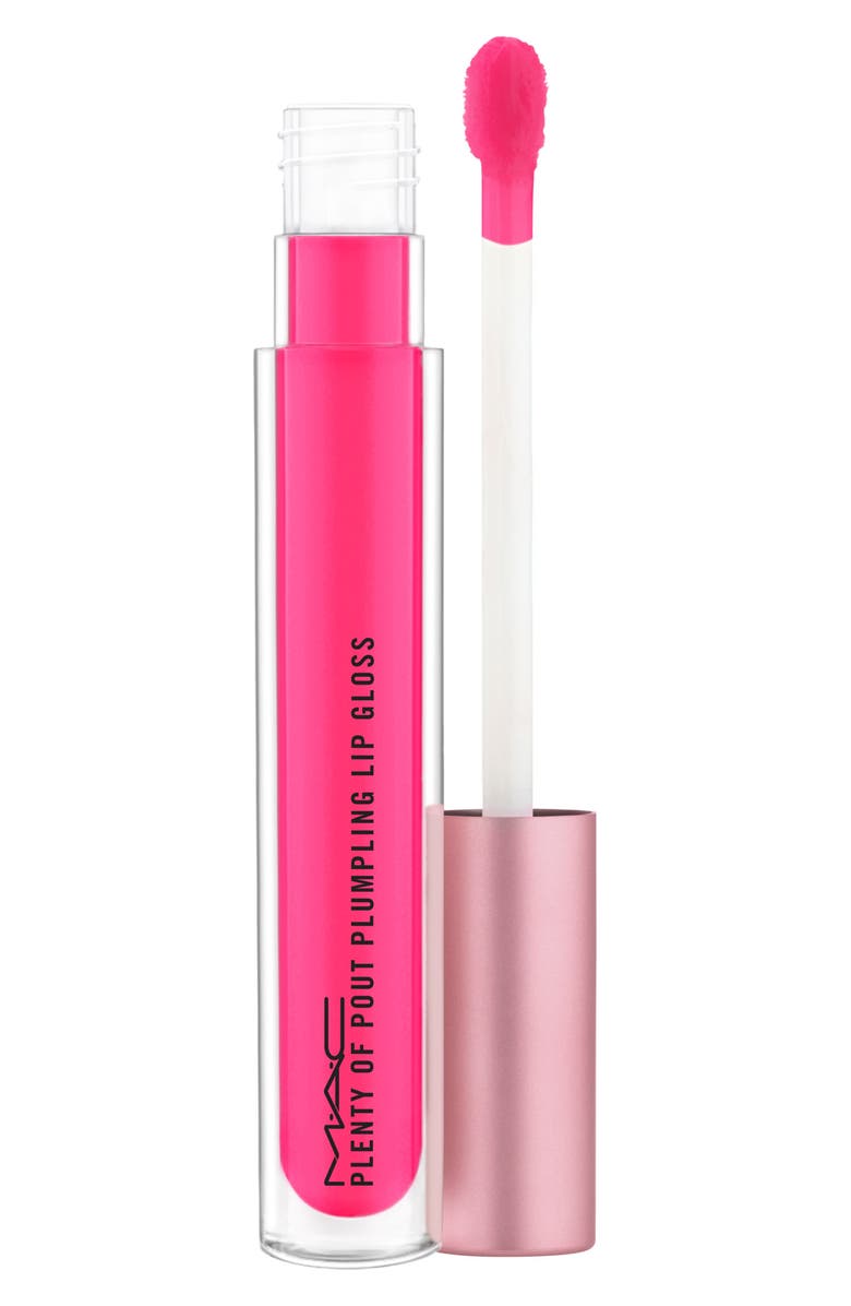MAC Cosmetics MAC Petal Power Plenty of Pout Plumping Lip Gloss, Main, color, 
