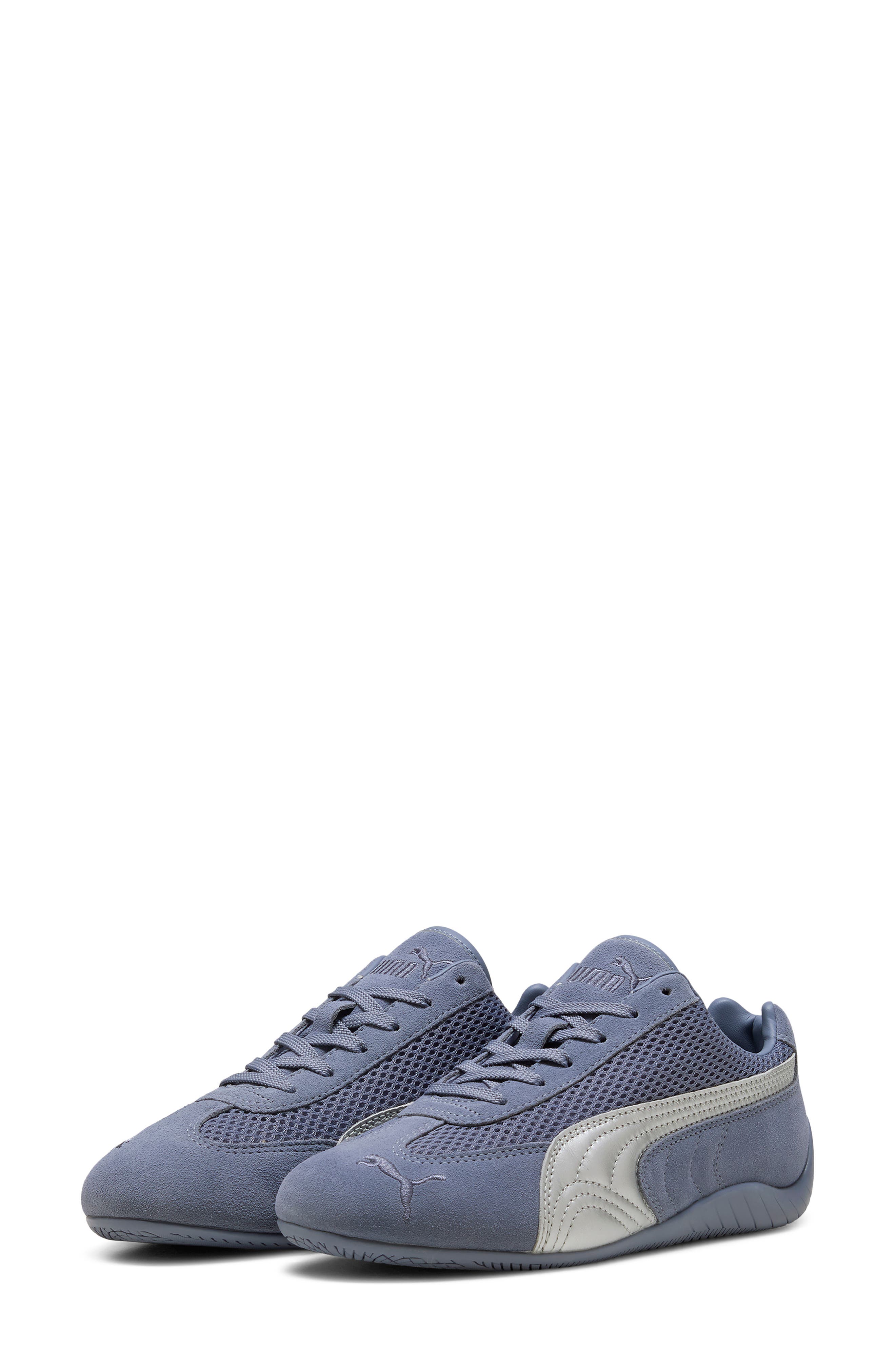 Gender Inclusive Speedcat Premium Sneaker, Main, color, GRAY SKY/ MATTE SILVER