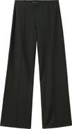 MANGO Straight Leg High Waist Trousers