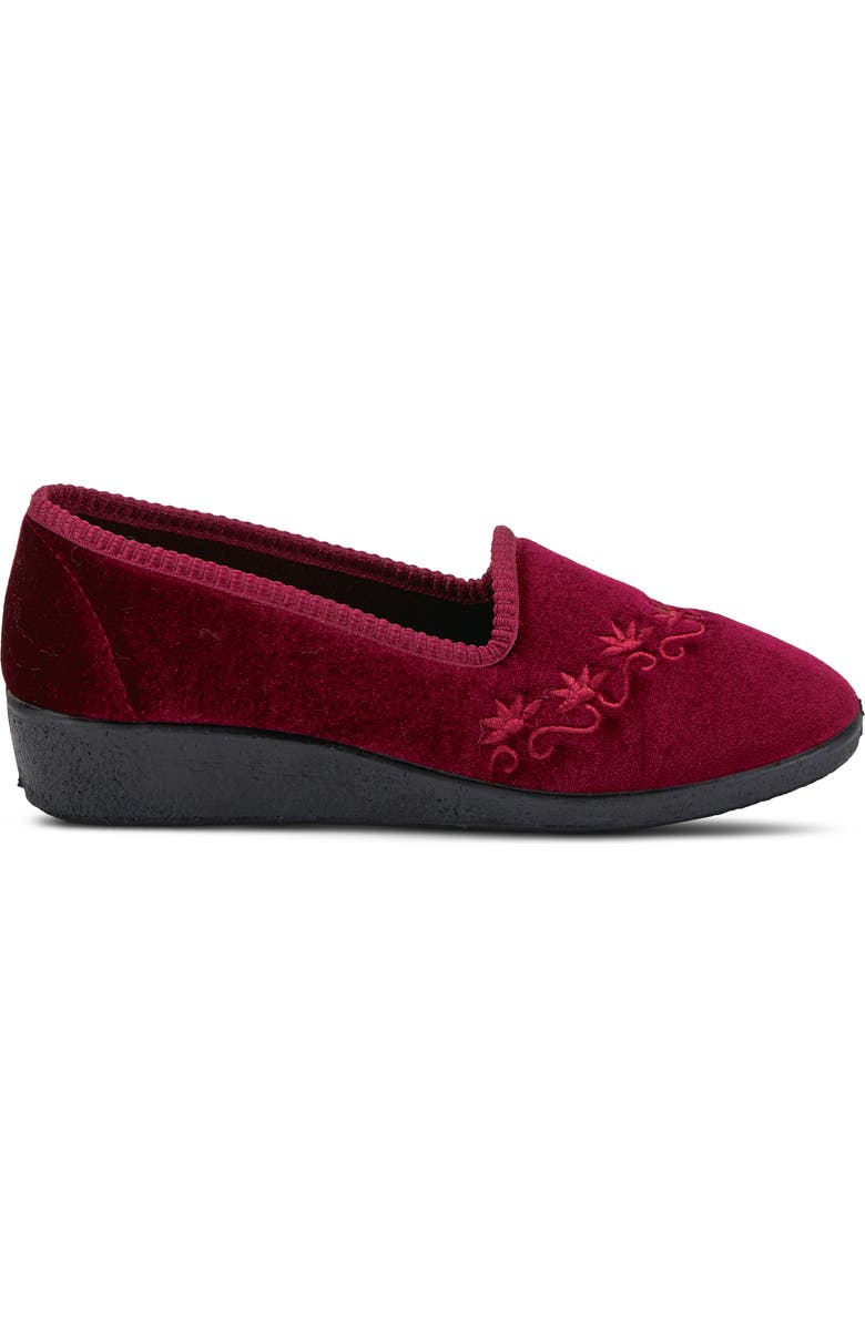 Flexus by Spring Step Jolly Velvet Slipper, Alternate, color,