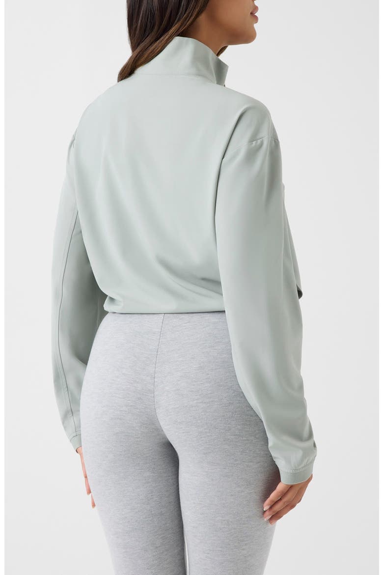 Selene Zip Front Jacket, Alternate, color, OPEN GREEN