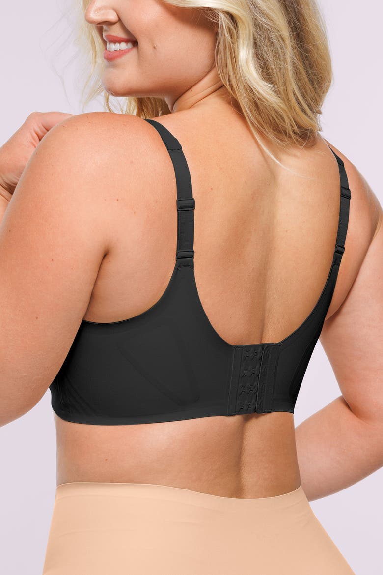 Seamless Wireless Comfort Bra, Alternate, color, Jet Black