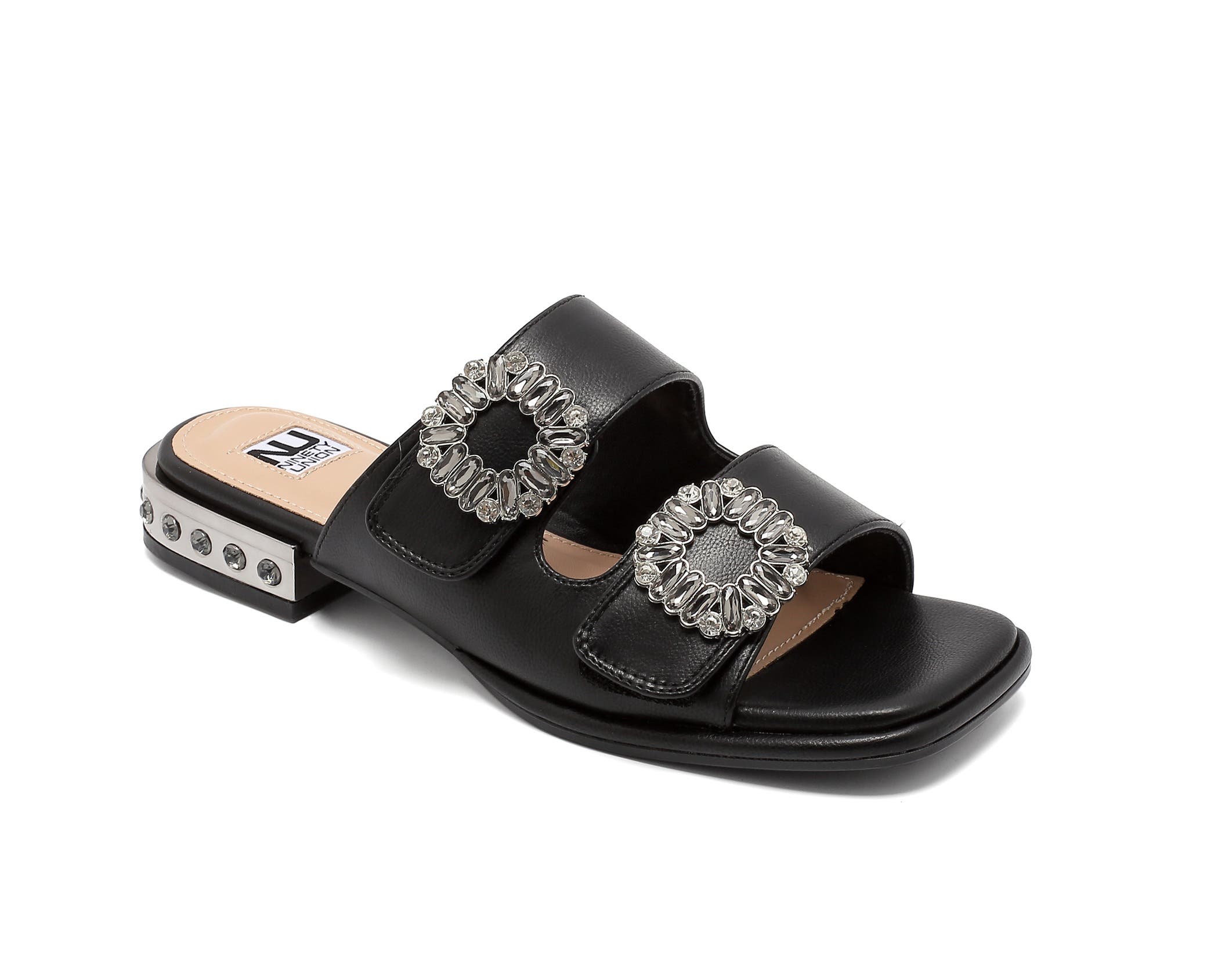 NINETY UNION Double Jewel Buckle Sandal, Main, color, 
