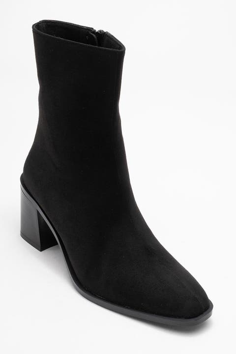 Chara Block Heel Ankle Boot