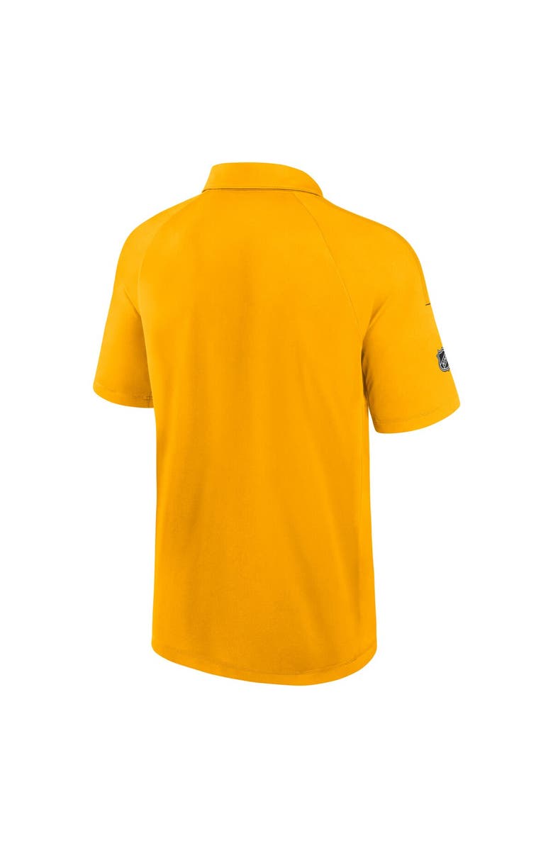 FANATICS Men's Fanatics  Gold Pittsburgh Penguins Authentic Pro Rink Polo, Alternate, color, 