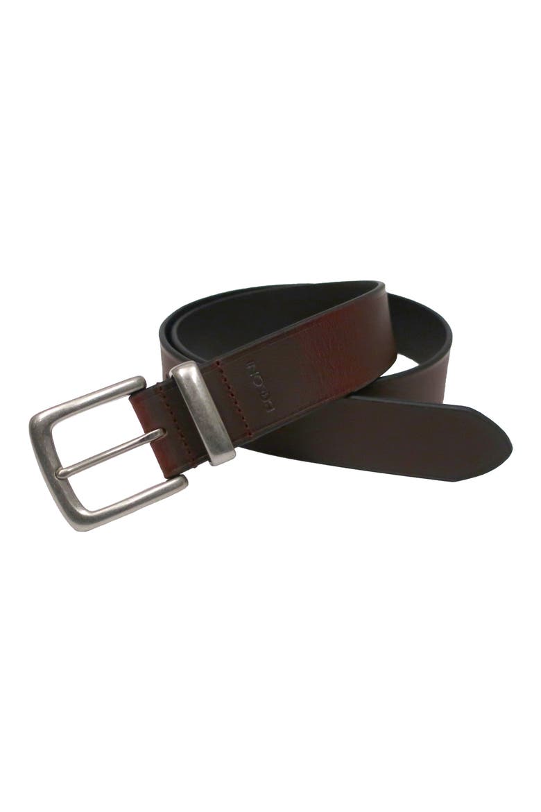 Leather Belt, Alternate, color, COGNAC