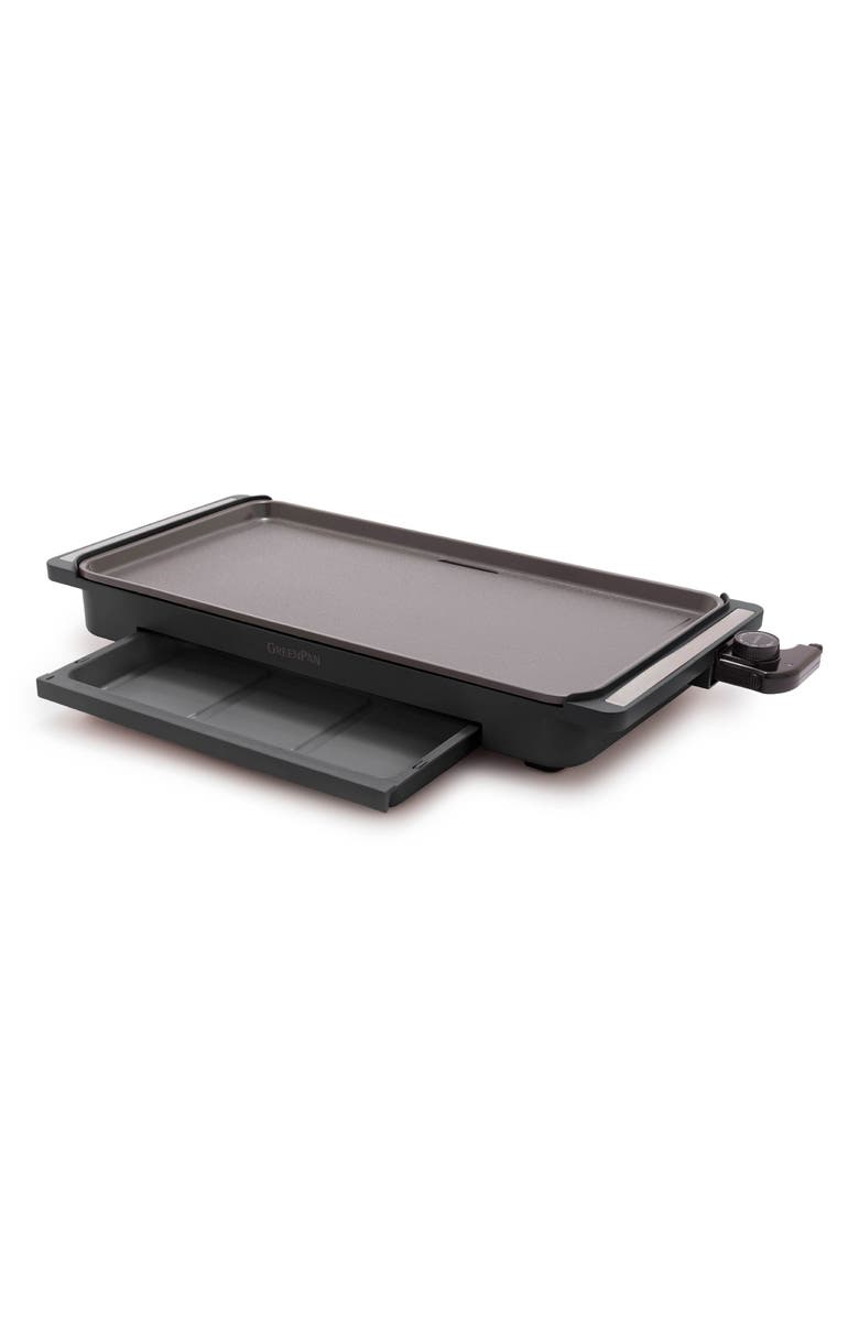 GreenPan Advanced Electric Griddle, Main, color, Graphite