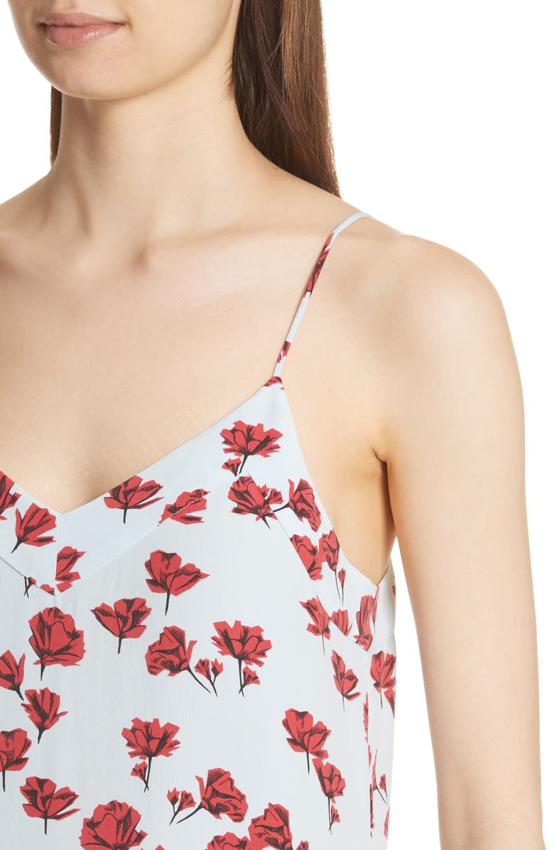 Equipment Jada Floral Print Silk Slipdress, Alternate, color,