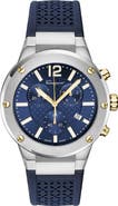 FERRAGAMO F-80 Silicone Strap Chronograph Watch, 42mm
