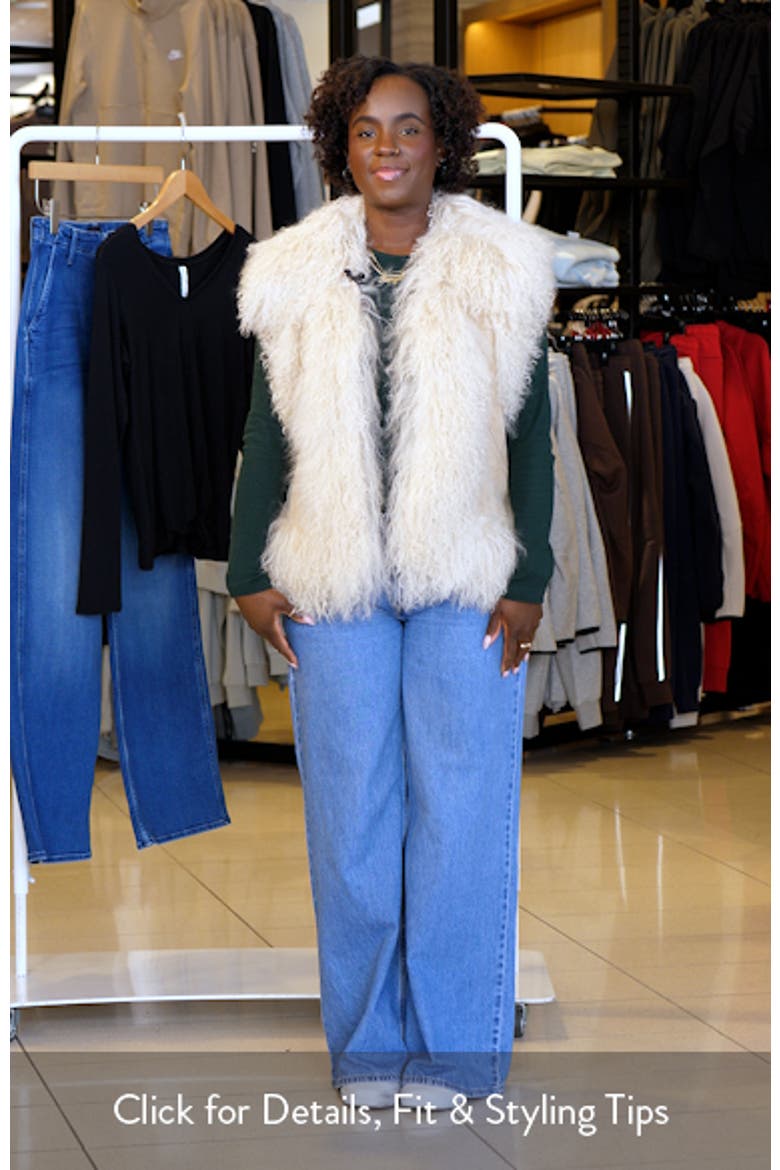 Genuine Shearling Vest video