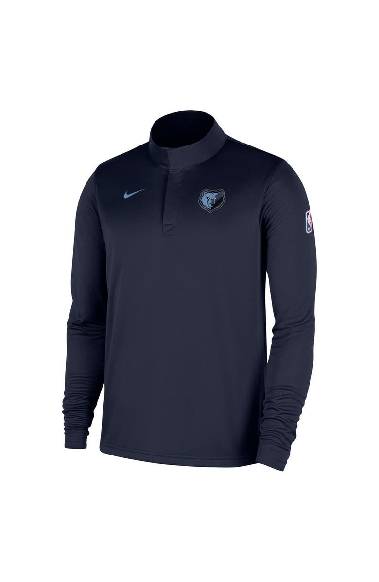 Nike Men's Nike Navy Memphis Grizzlies 2025/26 Authentic Coaches Quarter-Zip Dri-Fit Top, Alternate, color, Navy