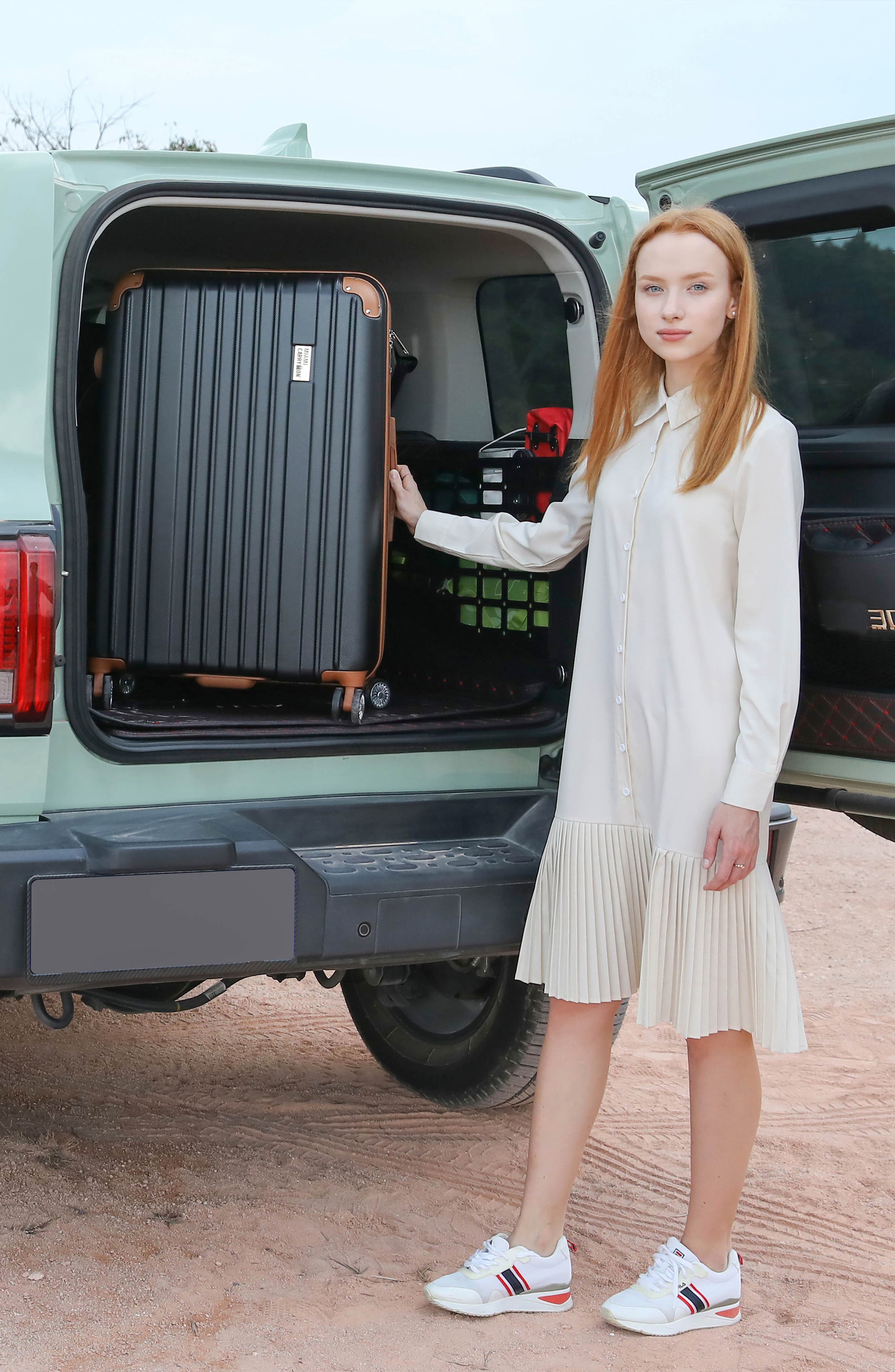 Miami Carry On Collins 3-Piece Hardside Spinner Luggage Set, Alternate, color, Black