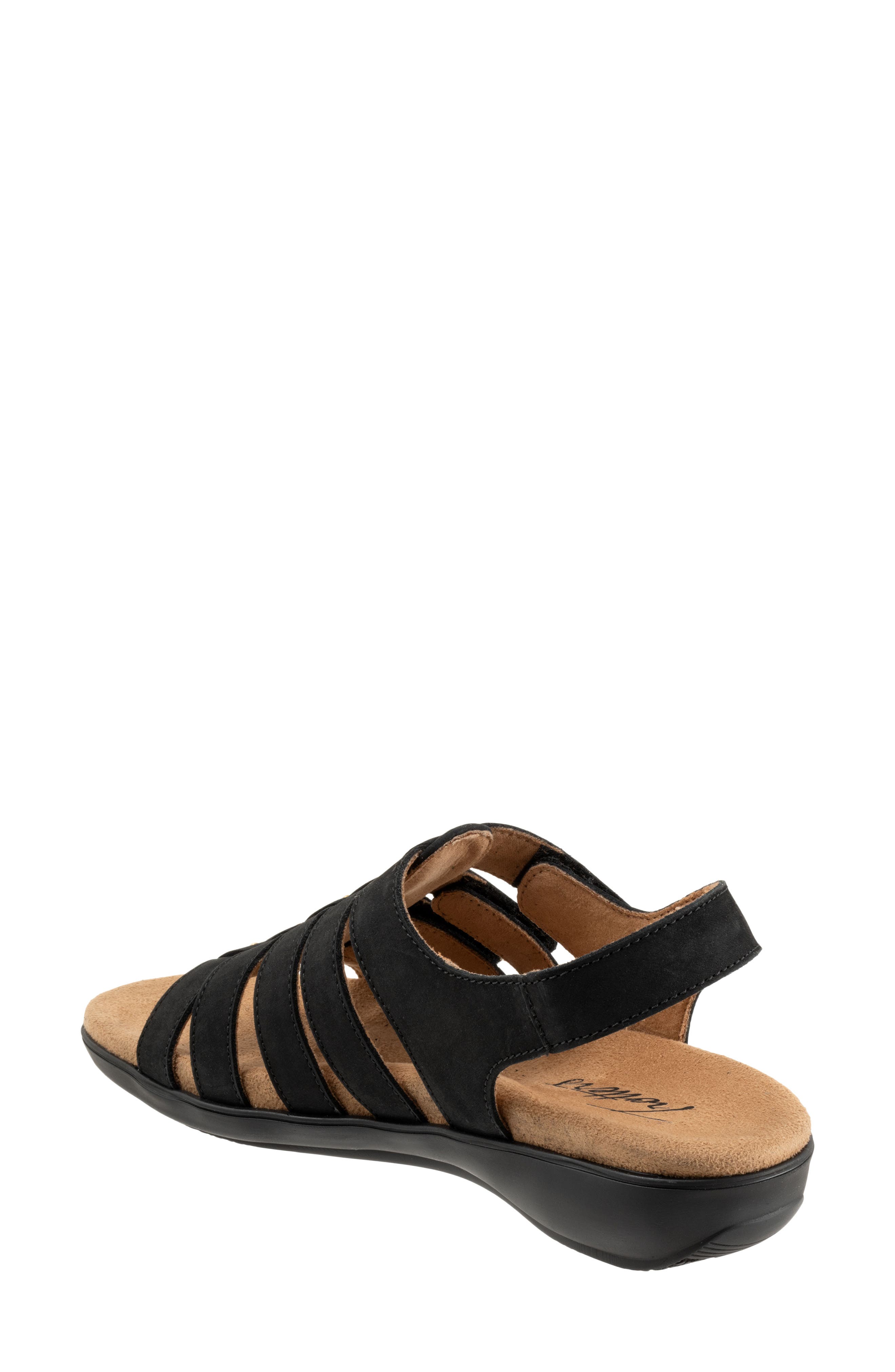 Trotters Riki Studs Slingback Sandal, Alternate, color, Black Nubuck