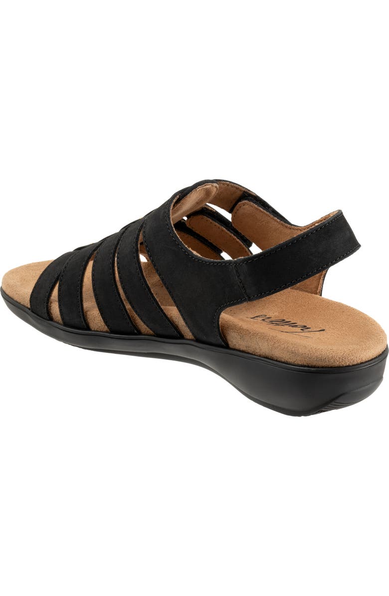 Trotters Riki Studs Slingback Sandal, Alternate, color, Black Nubuck