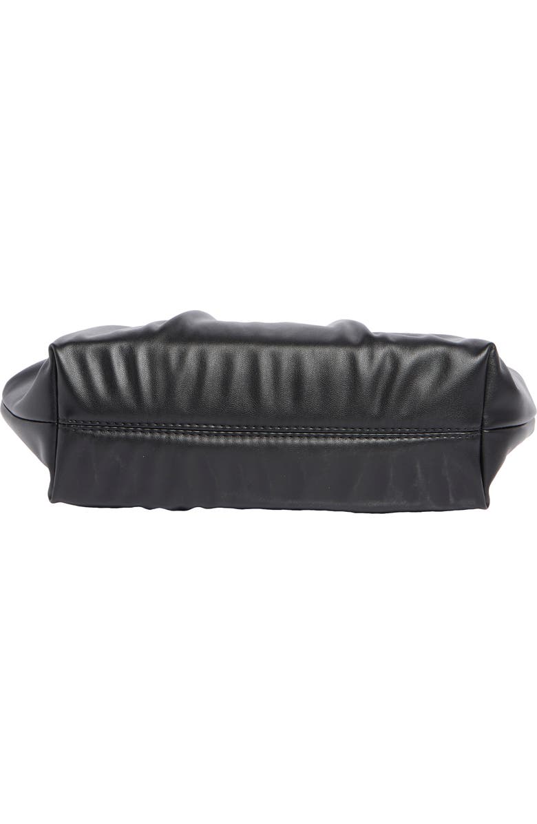 BCBG Pleated Frame Clutch, Alternate, color, Black