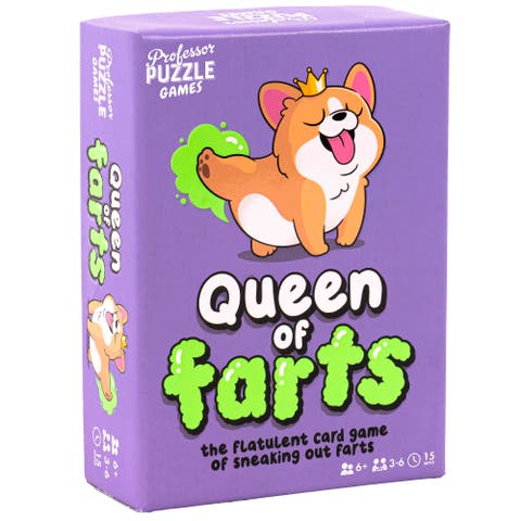 Queen Of Farts Flatulent Animal Card Game