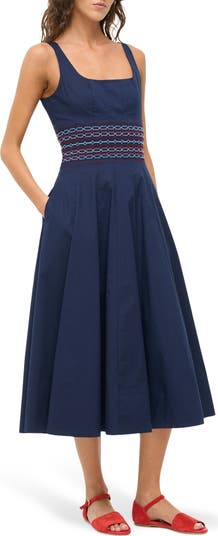 Beauden Crepe Midi Dress