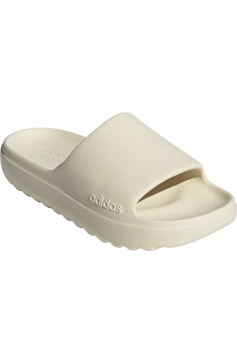 adidas Adilette Lumia Slide Sandal, Main, color, Wonder White/ Wonder White