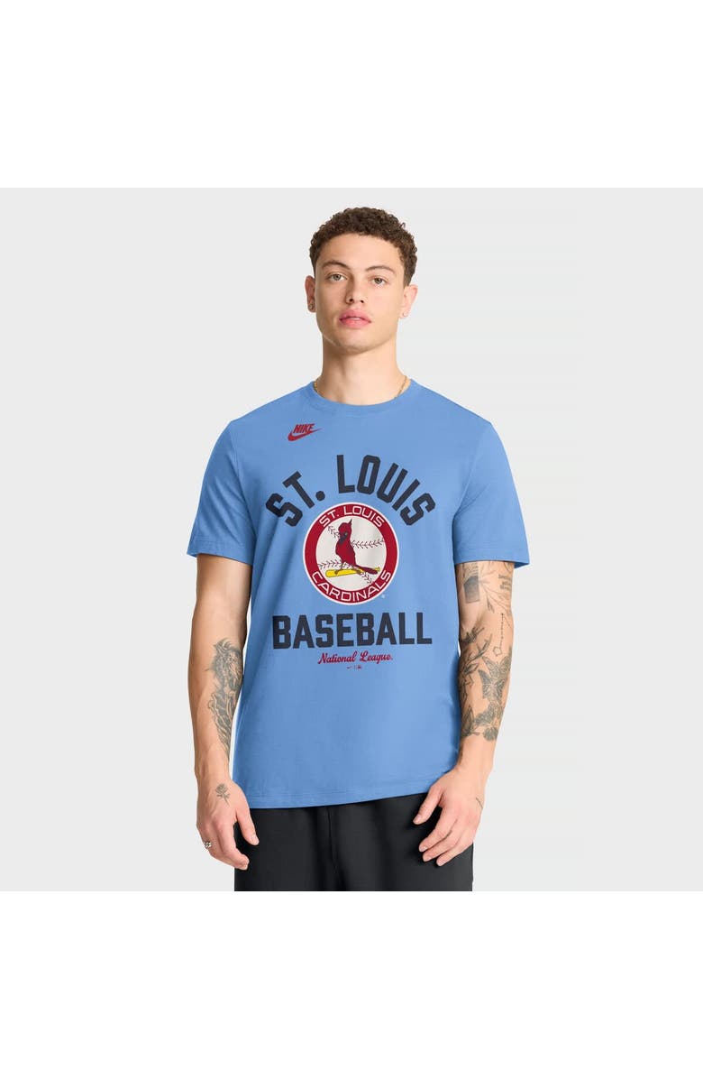 Nike Men's Nike Light Blue St. Louis Cardinals Cooperstown Collection T-Shirt, Main, color, Light Blue