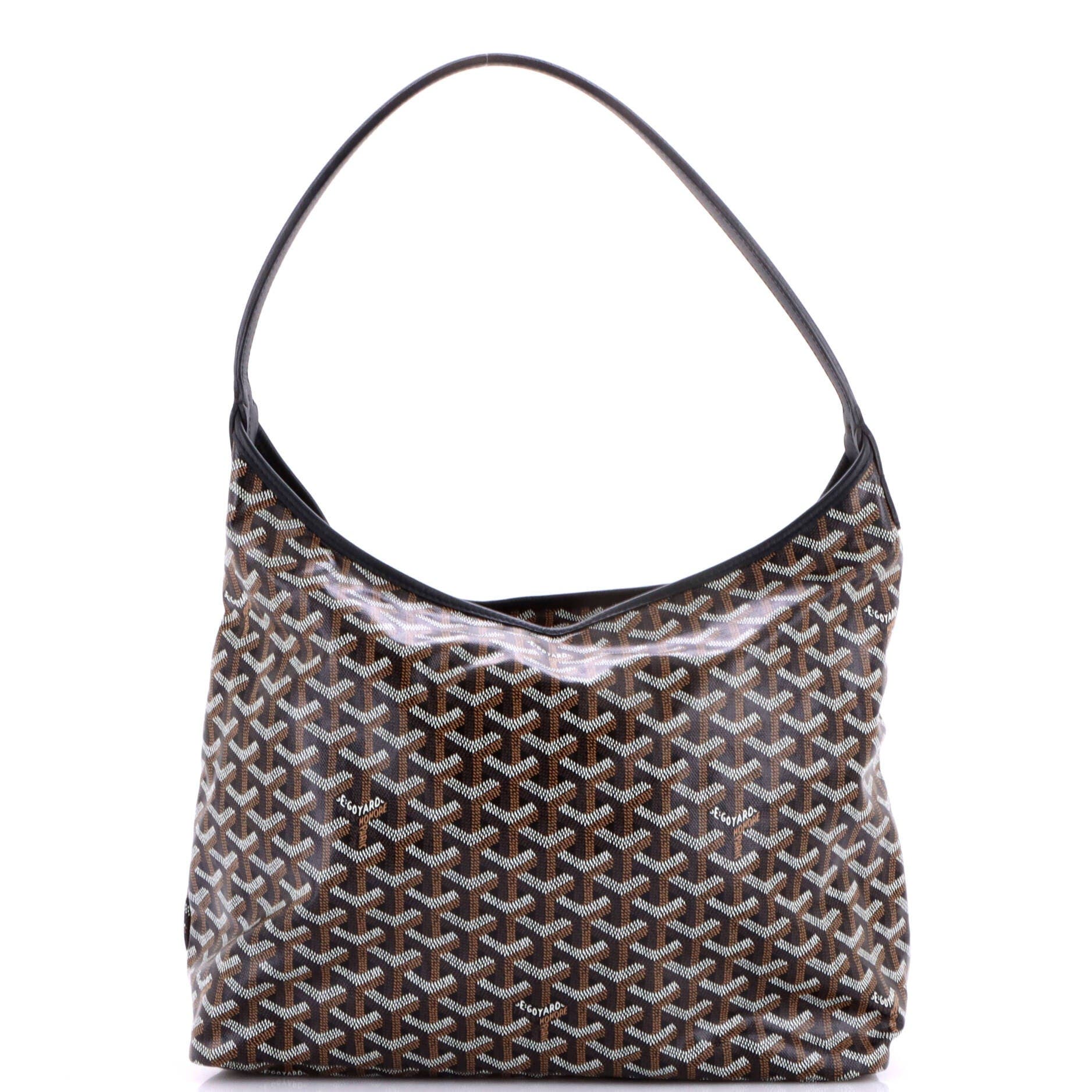 Boheme Hobo Coated Canvas, Main, color, Black