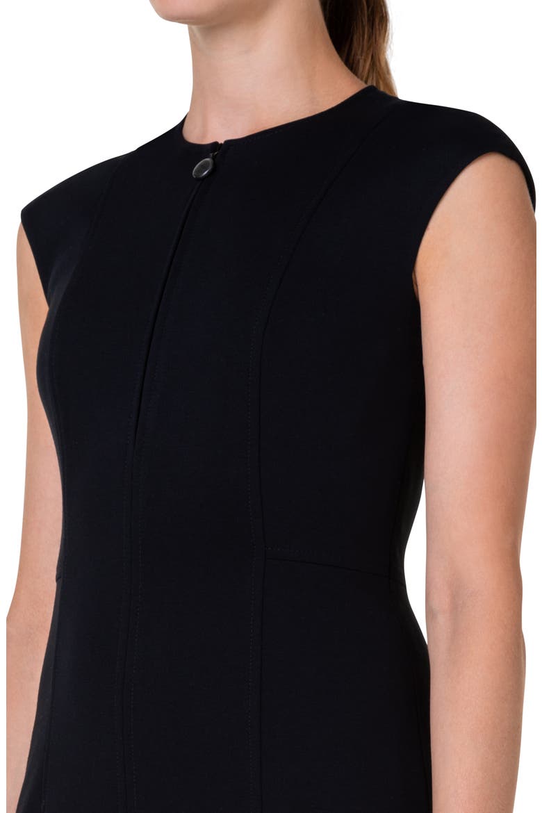 Cap Sleeve Sheath Dress, Alternate, color, BLACK