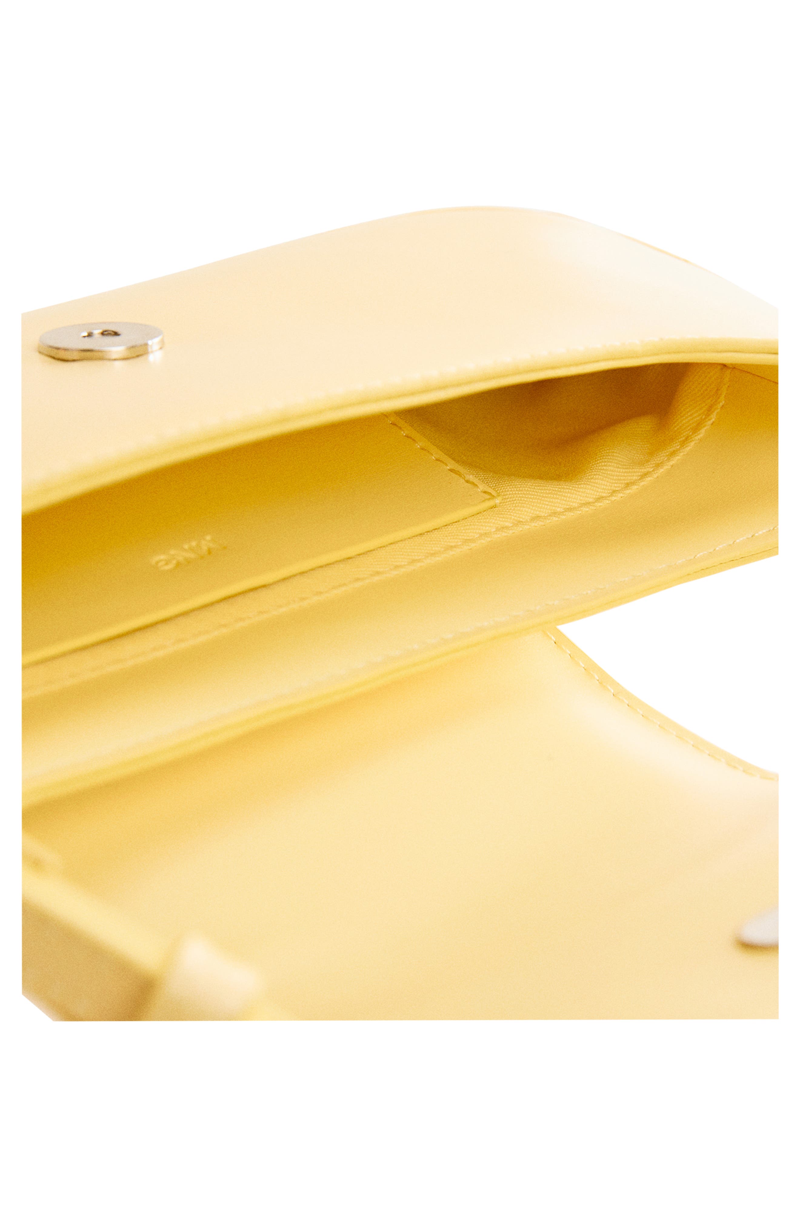 MANGO Bow Detail Faux Leather Shoulder Bag, Alternate, color, 