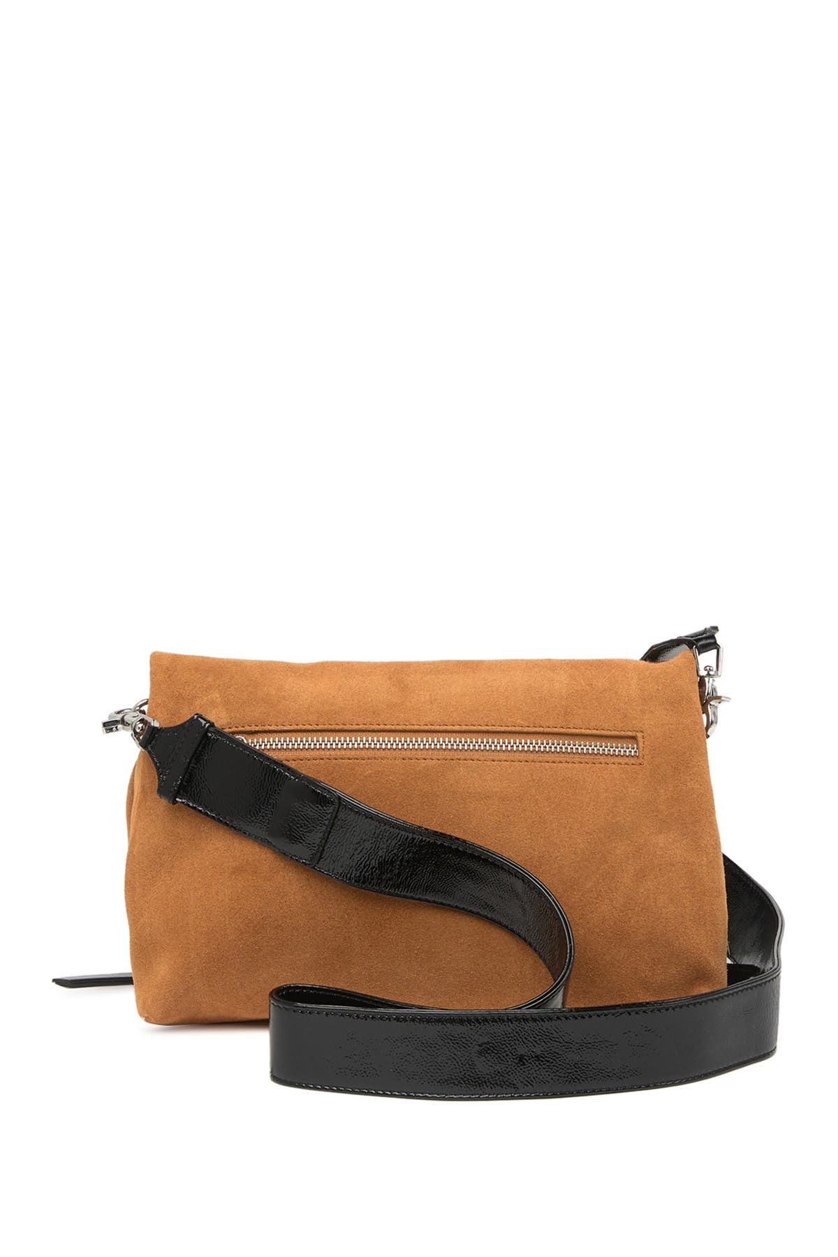 Zadig & Voltaire Rocky Suede Shoulder Bag, Alternate, color, 
