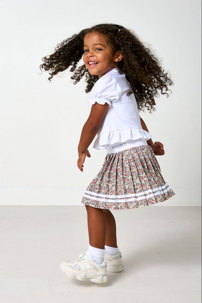 Ruffle Tee, Alternate, color, White