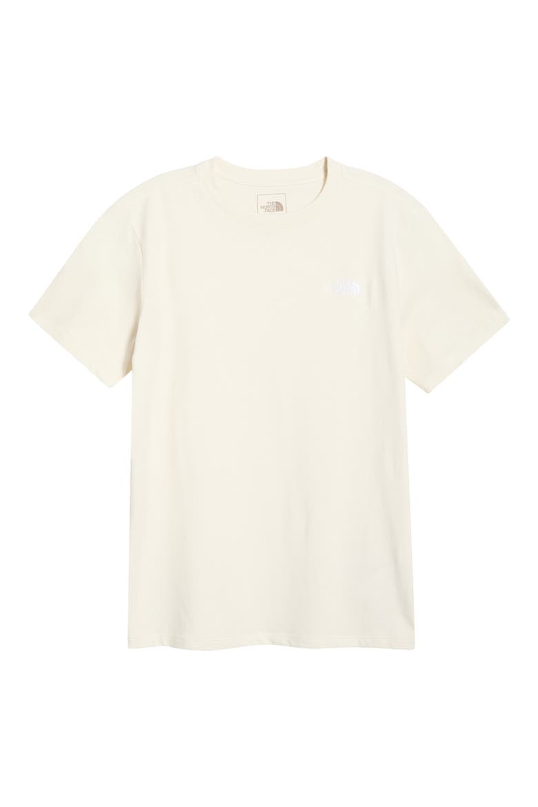 Evolution Simple Dome Relaxed Crop Cotton T-Shirt, Alternate, color, WHITE DUNE