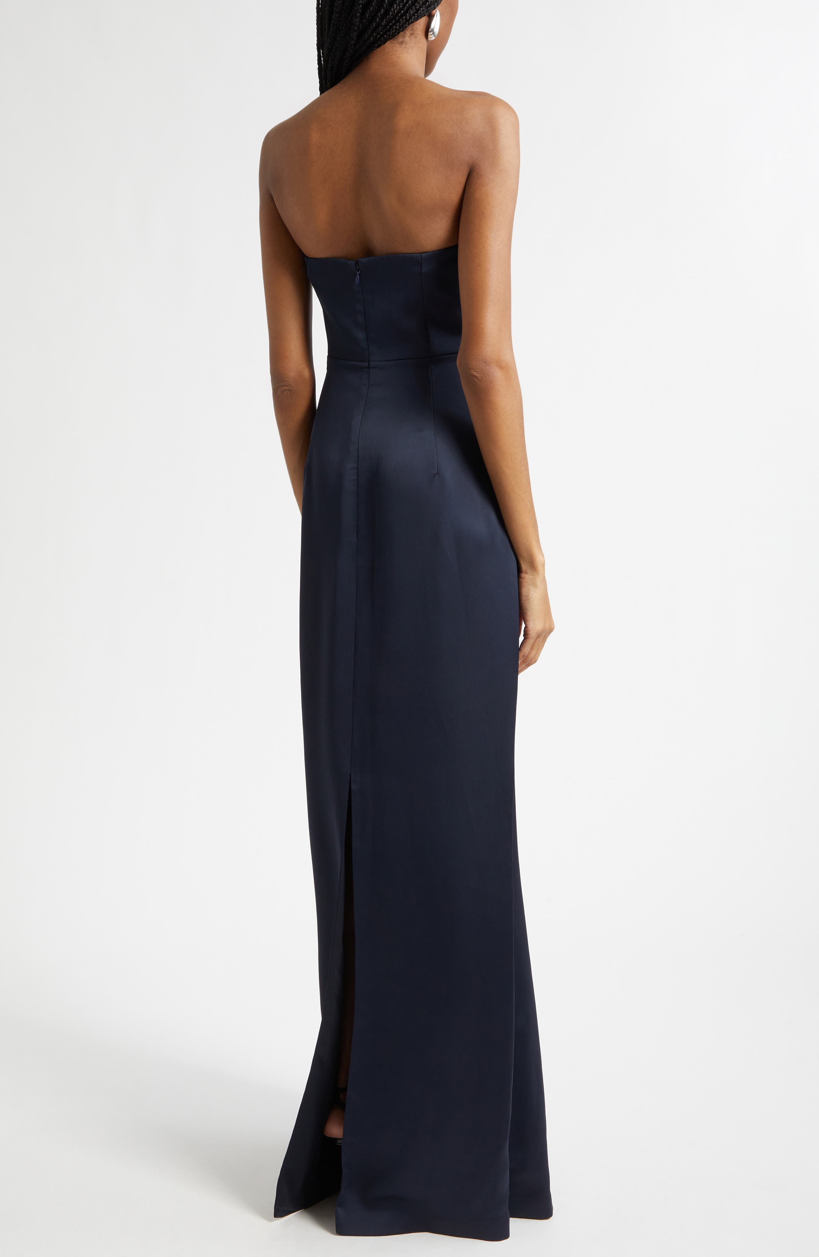 Raquel Plunge Strapless Column Gown - image 2