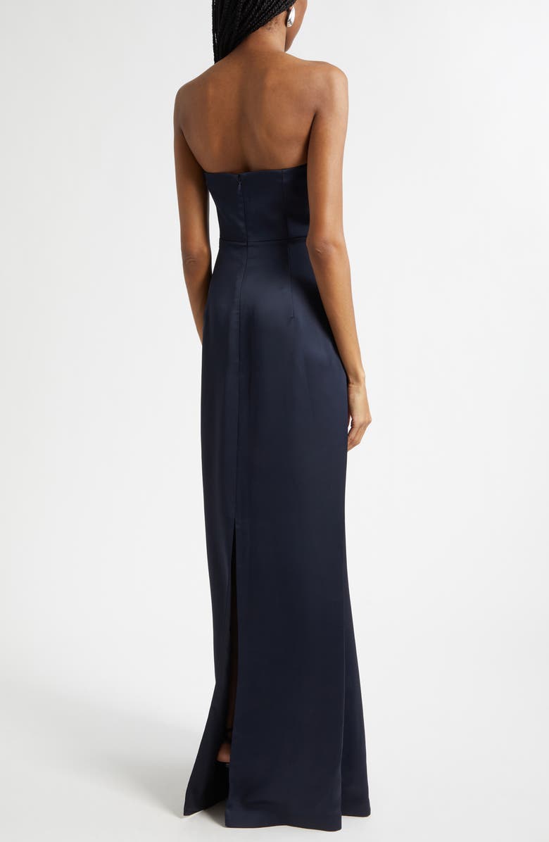Ramy Brook Raquel Plunge Strapless Column Gown, Alternate, color, 