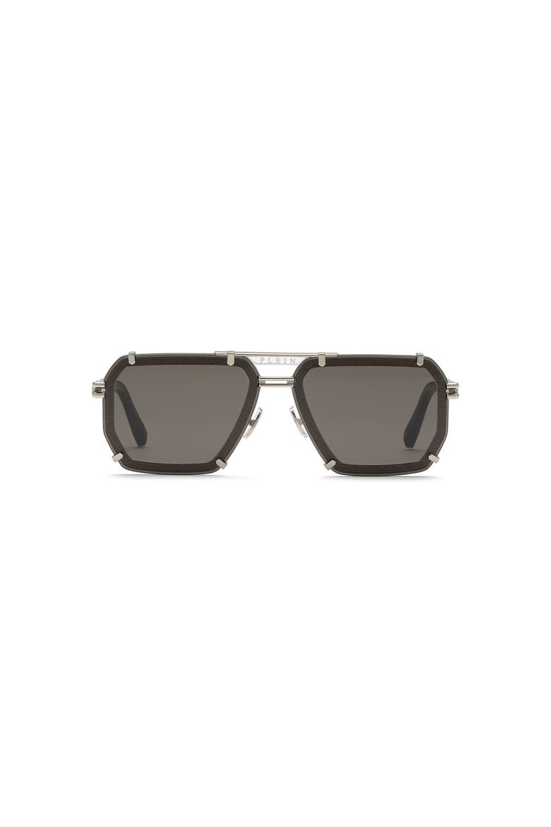 Sunglasses Plein Legacy Men, Main, color, black/greysteal