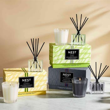 Grapefruit Scented Petite Candle & Diffuser Gift Set