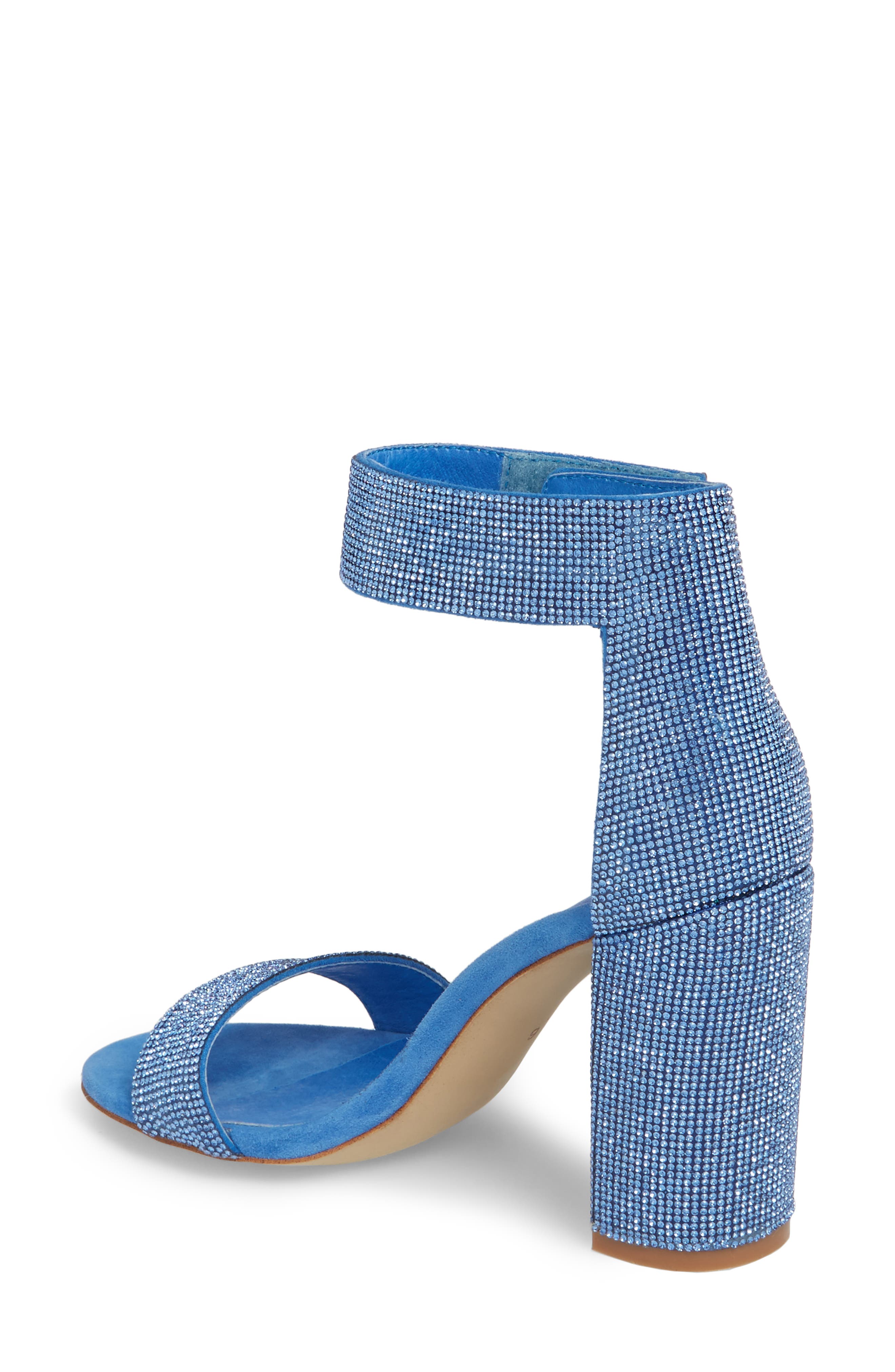 Lindsay Sandal, Alternate, color, BLUE COMBO LEATHER