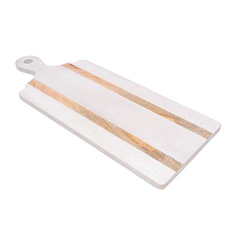 Maeve Striped Wood Board 23"
