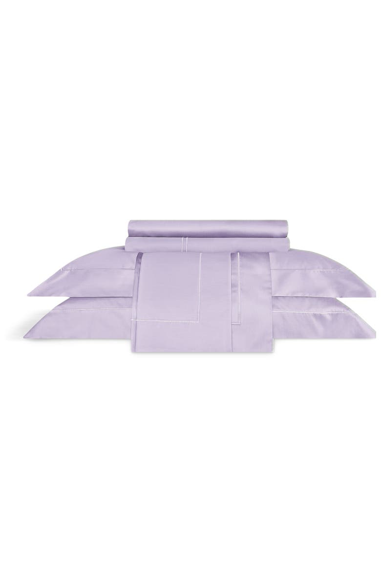 Rhapsody Fitted Sheet, Alternate, color, Lilac