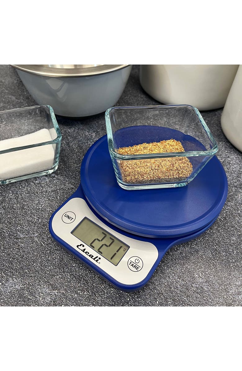 ESCALI Telero Digital Kitchen Scale, Alternate, color, Blue