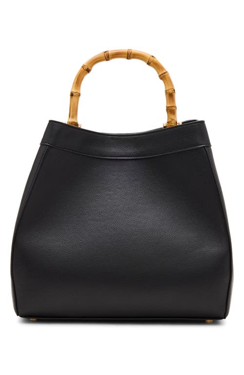 ANNE KLEIN ANNE KLEIN BAMBOO TOP HANDLE SATCHEL 