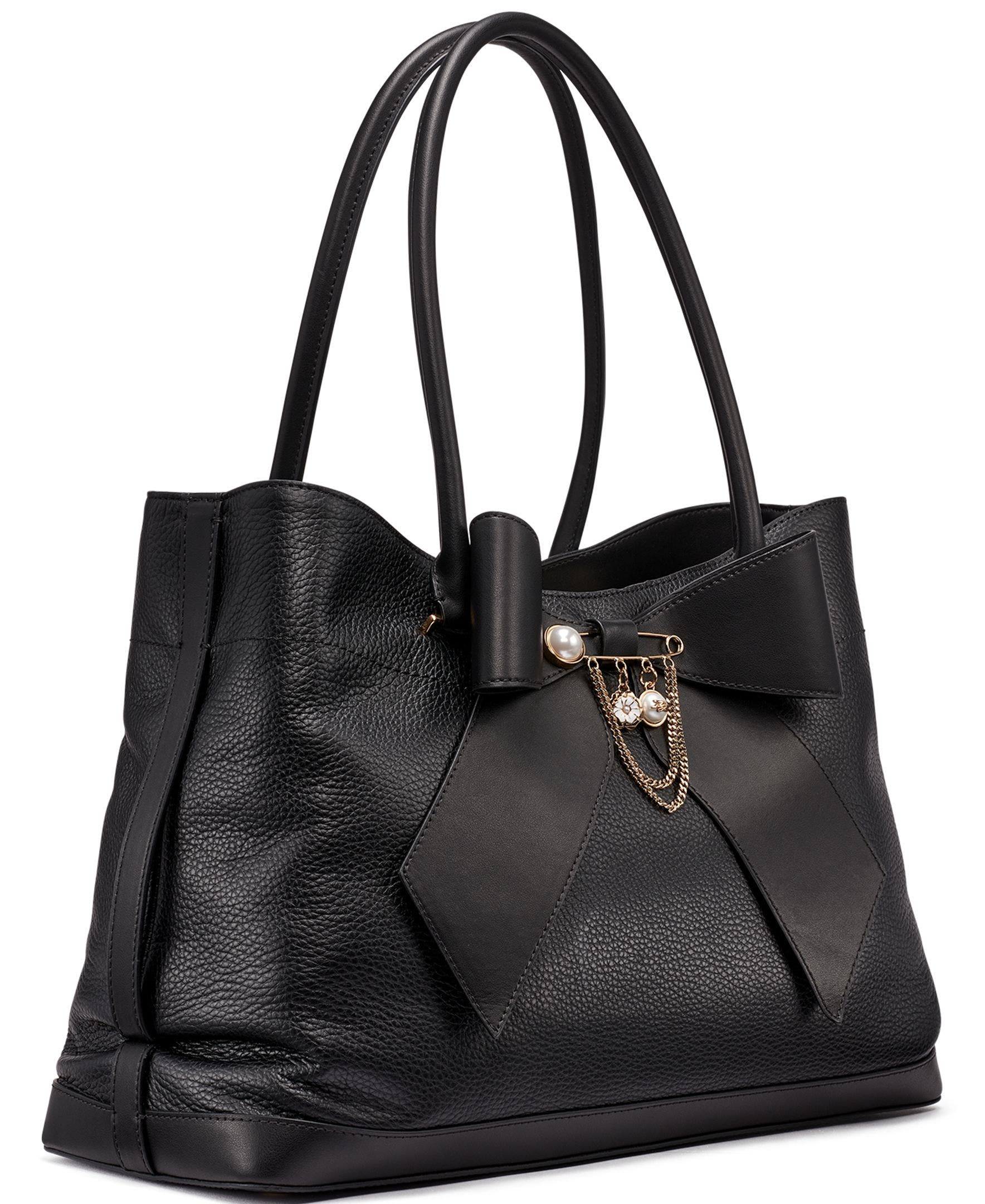 KARL LAGERFELD PARIS Gisele Tote, Alternate, color, Black