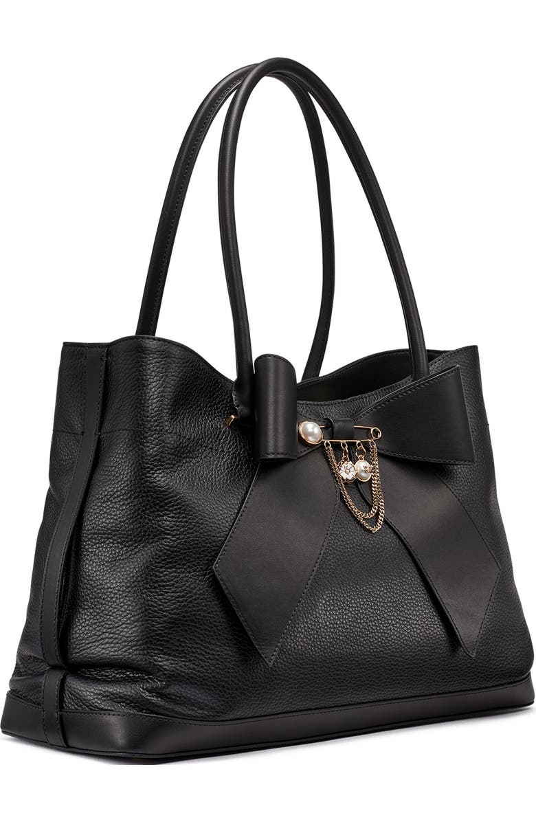 KARL LAGERFELD PARIS Gisele Tote, Alternate, color, Black