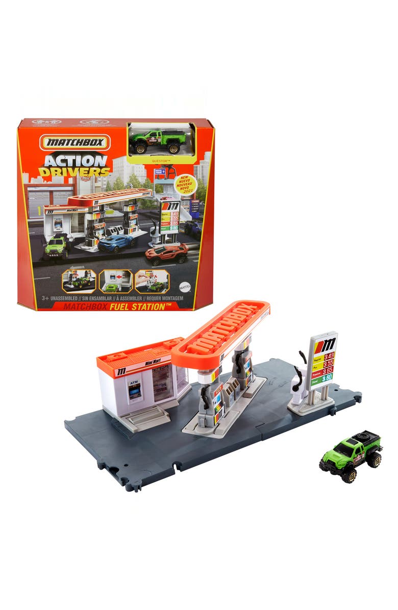 Mattel Matchbox Action Drivers Matchbox Fuel Station Playset, Alternate, color, 