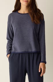 Eileen Fisher Stripe Long Sleeve Top