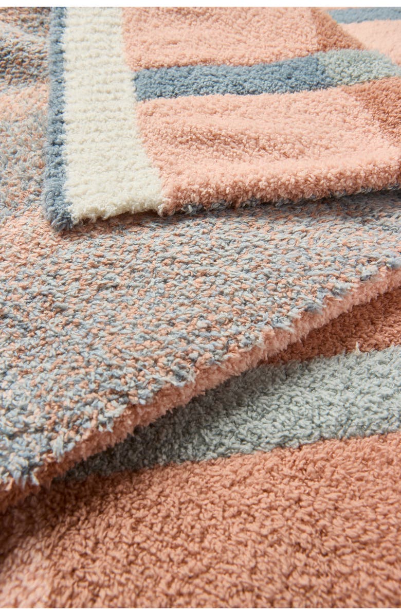 Barefoot Dreams<sup>®</sup> CozyChic<sup>®</sup> Colorful Check Stroller Blanket, Alternate, color, Sunray Multi