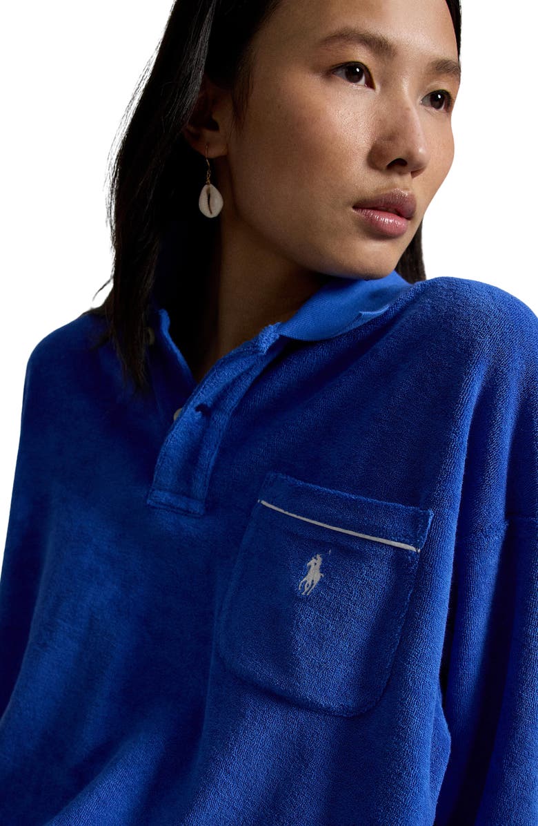 Polo Ralph Lauren Cotton Blend French Terry Sweatshirt, Alternate, color, Gala Blue