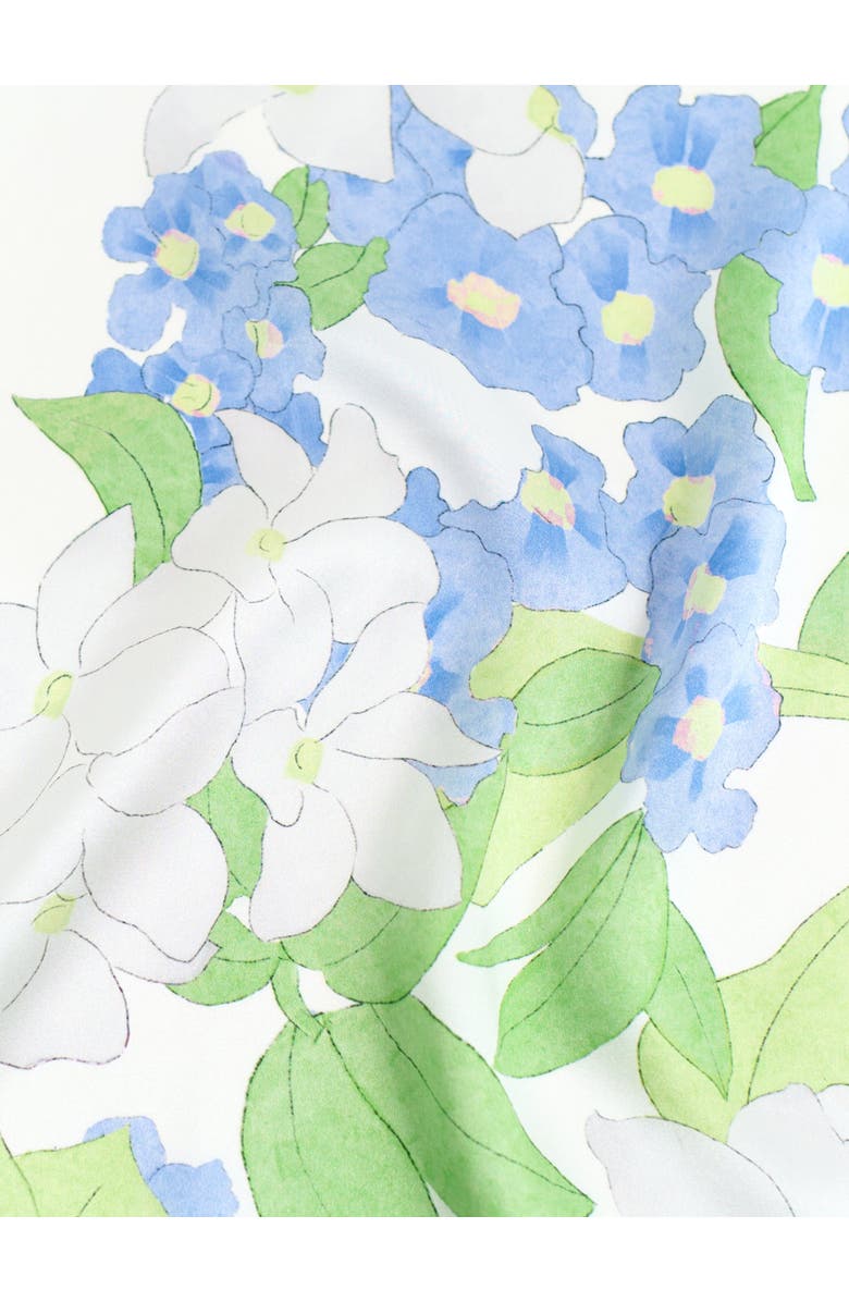 Lost Pattern "Rosebay" Silk Bandana Scarf, Alternate, color, 