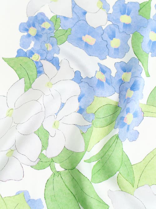 Lost Pattern Nyc Rosebay Silk Bandana Scarf In Multi