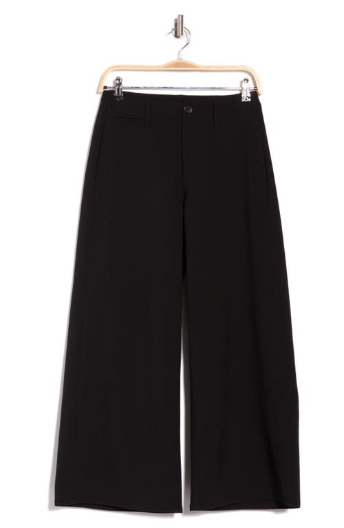 Rag & Bone Serena Crop Wide Leg Pants In Black